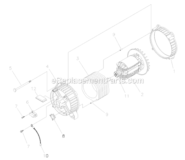 Page A Diagram and Parts List for 030253-0  Briggs and Stratton Generator